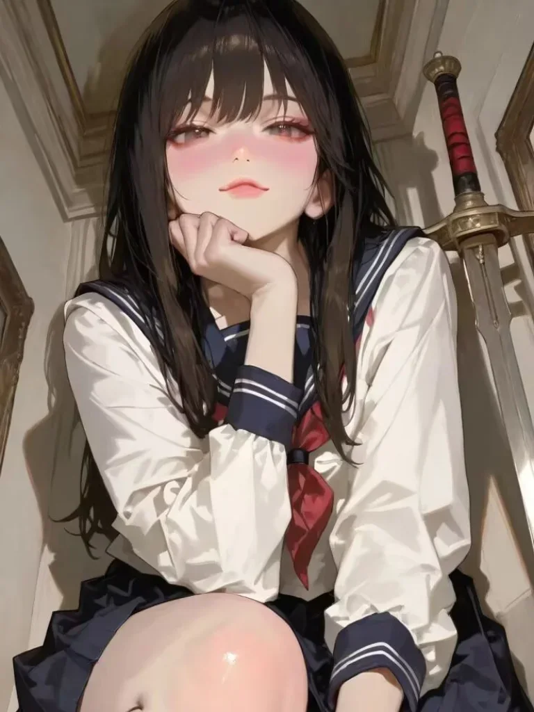 The female school bully who enjoys giving you a footjob and ejaculation