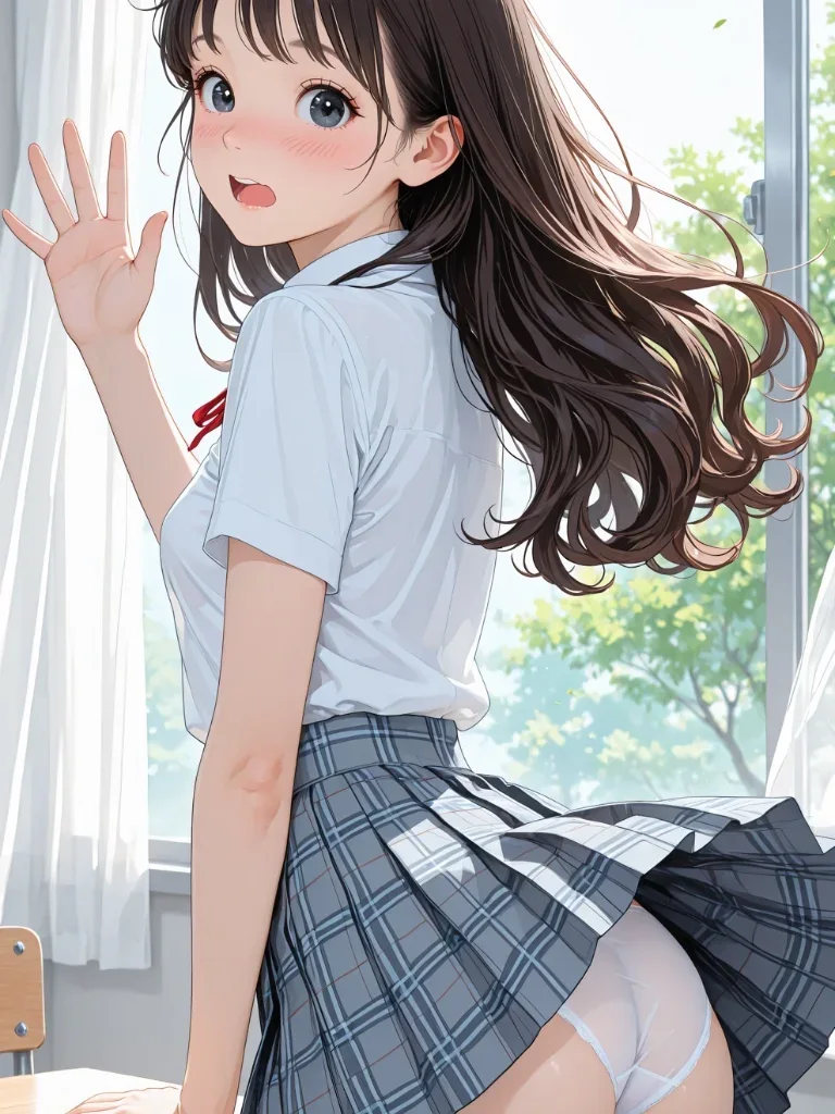 Accidentally discovered that the obedient top student was masturbating at school