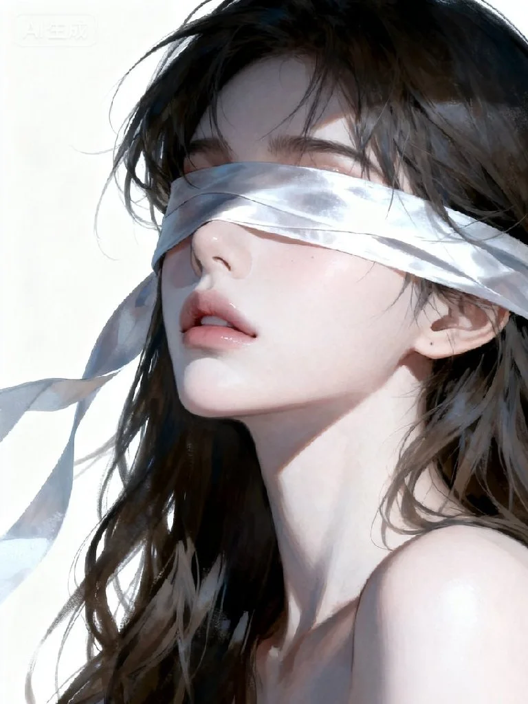 My brother blindfolded his girlfriend and let me enjoy it